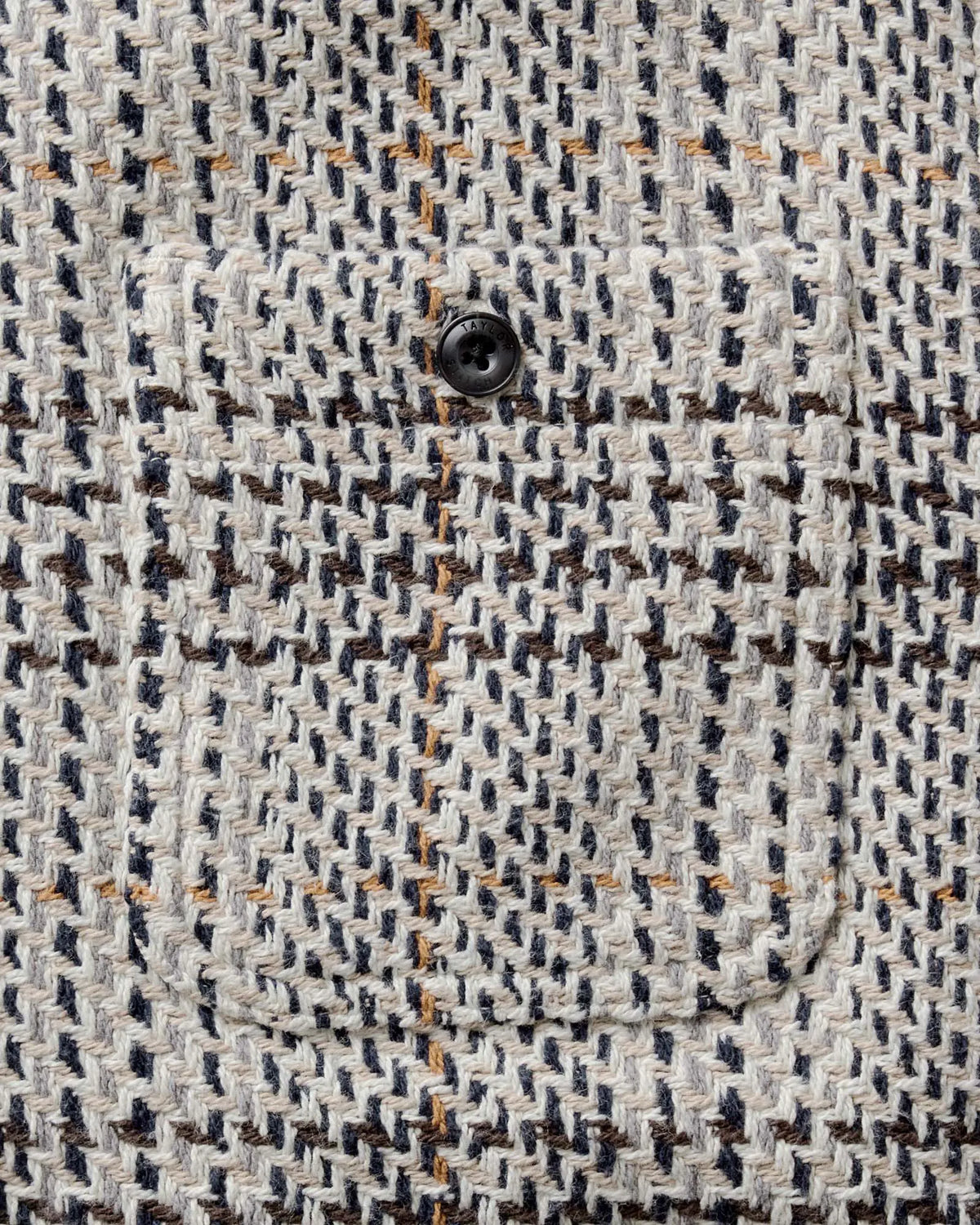 The Cutter Overshirt in Stone Plaid