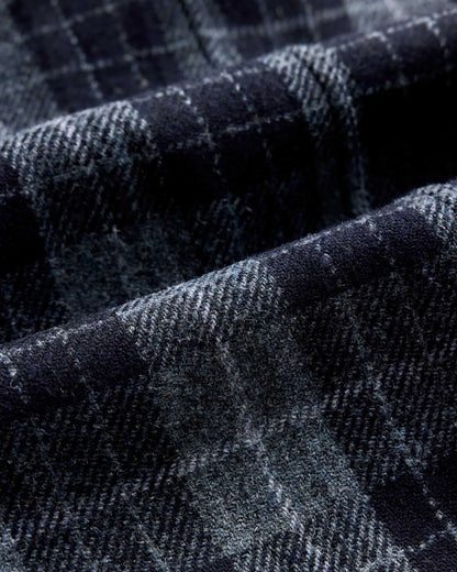 The Ojai Jacket in Midnight Tartan Harris Tweed Wool