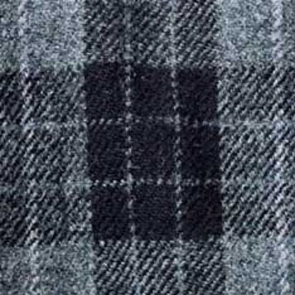 The Ojai Jacket in Midnight Tartan Harris Tweed Wool
