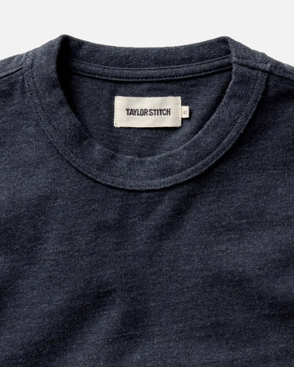 The Organic Cotton Shop Tee in Navy Twist
