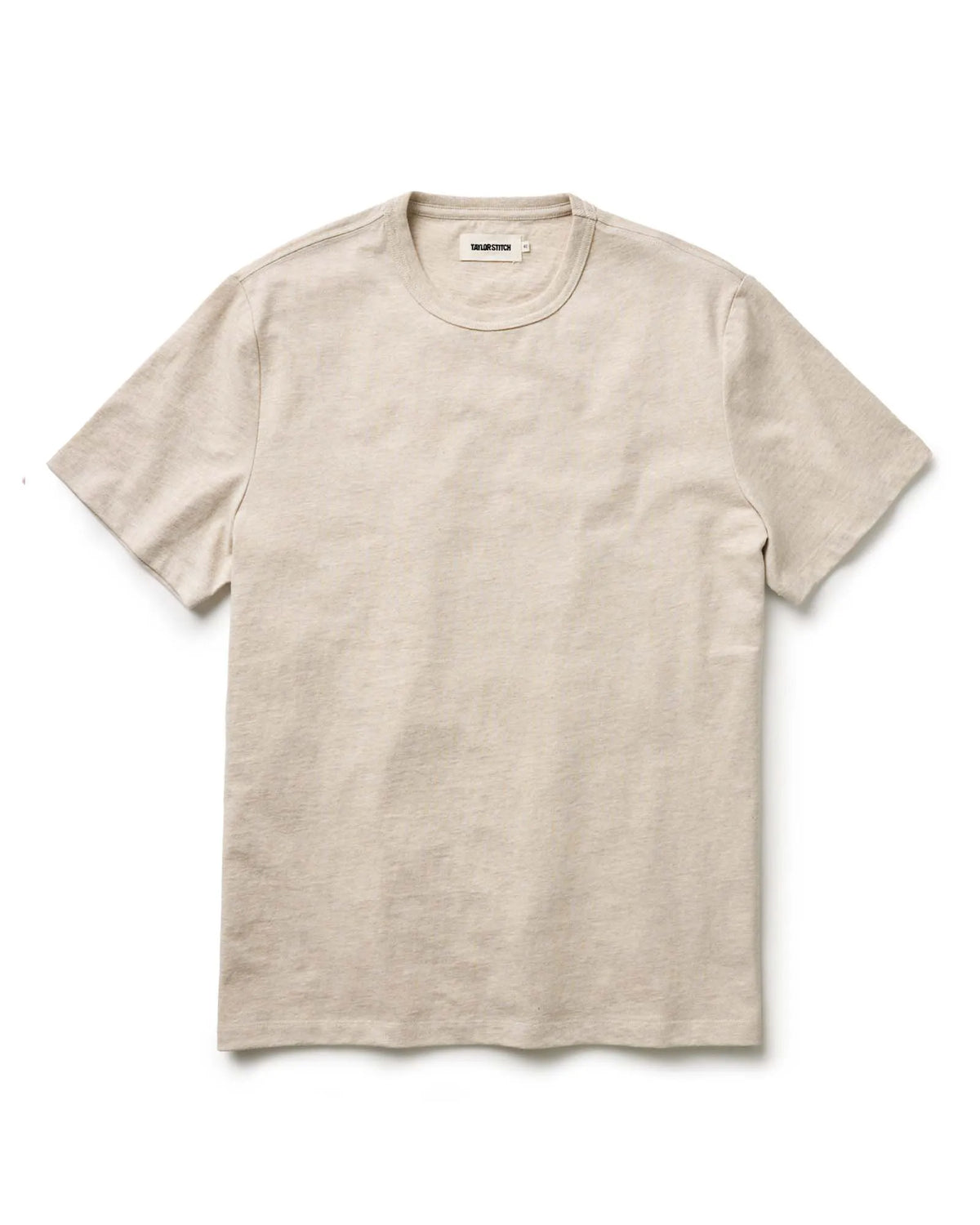 The Organic Cotton Tee in Heather Oat