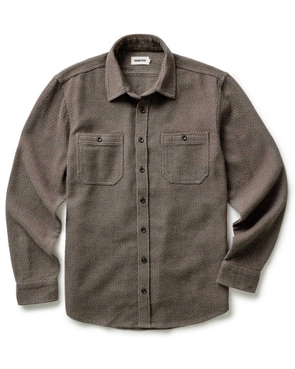 The Utility Shirt in Mulch Sashiko