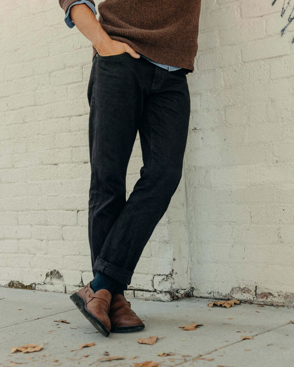 The Democratic Jean in Rigid Black Organic Selvedge