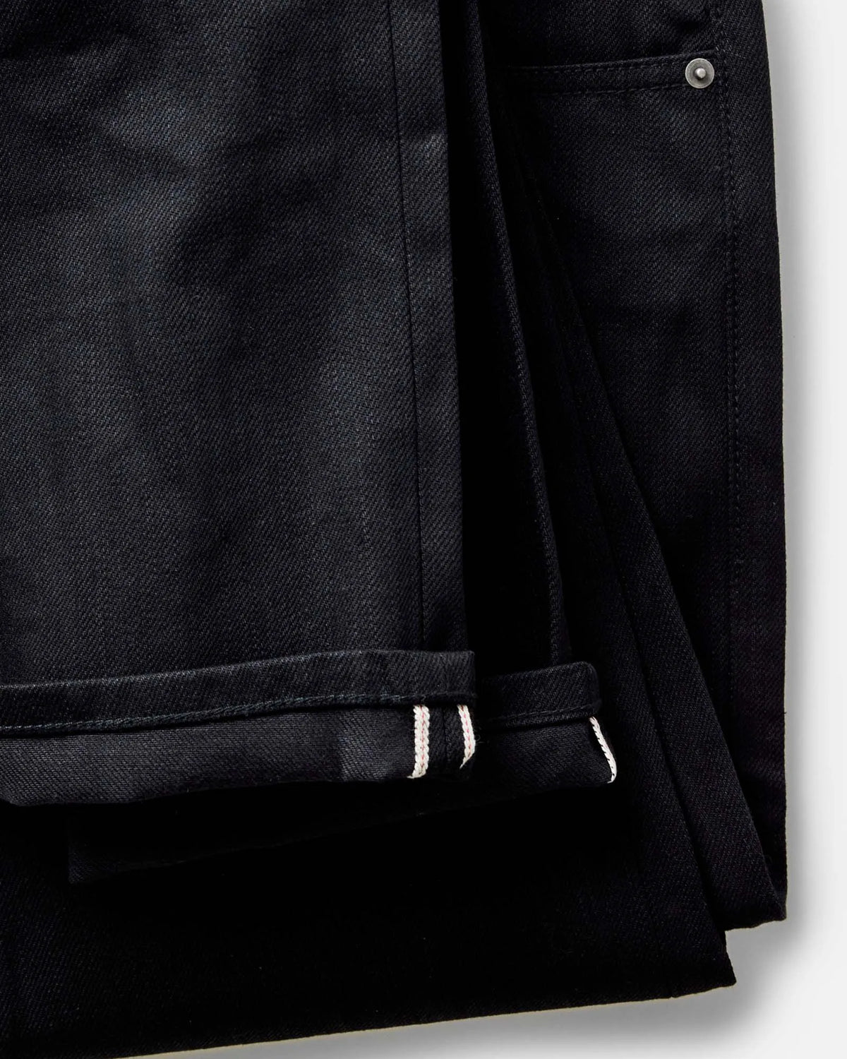 The Slim Jean in Rigid Black Organic Selvedge