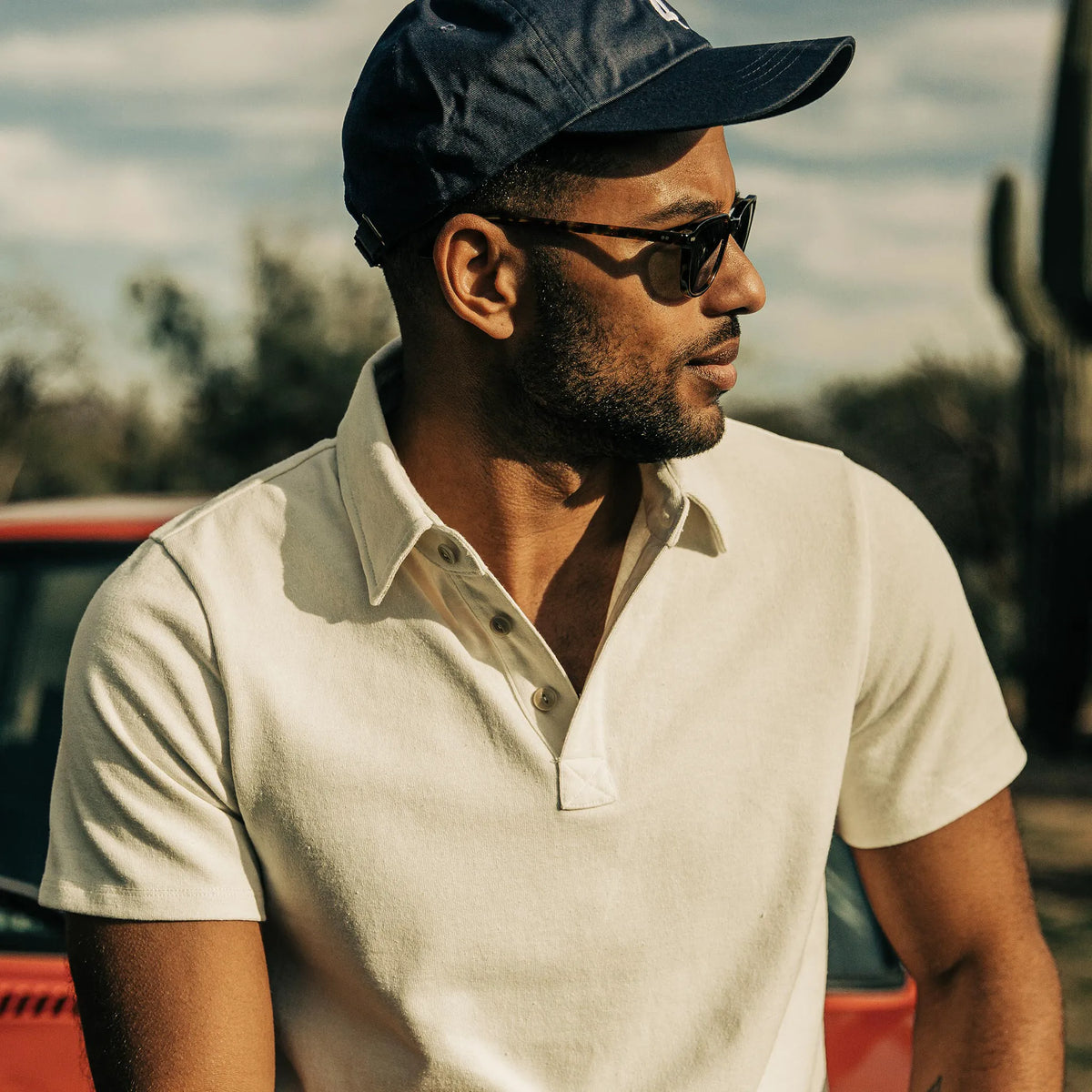 The Heavy Bag Polo in Natural