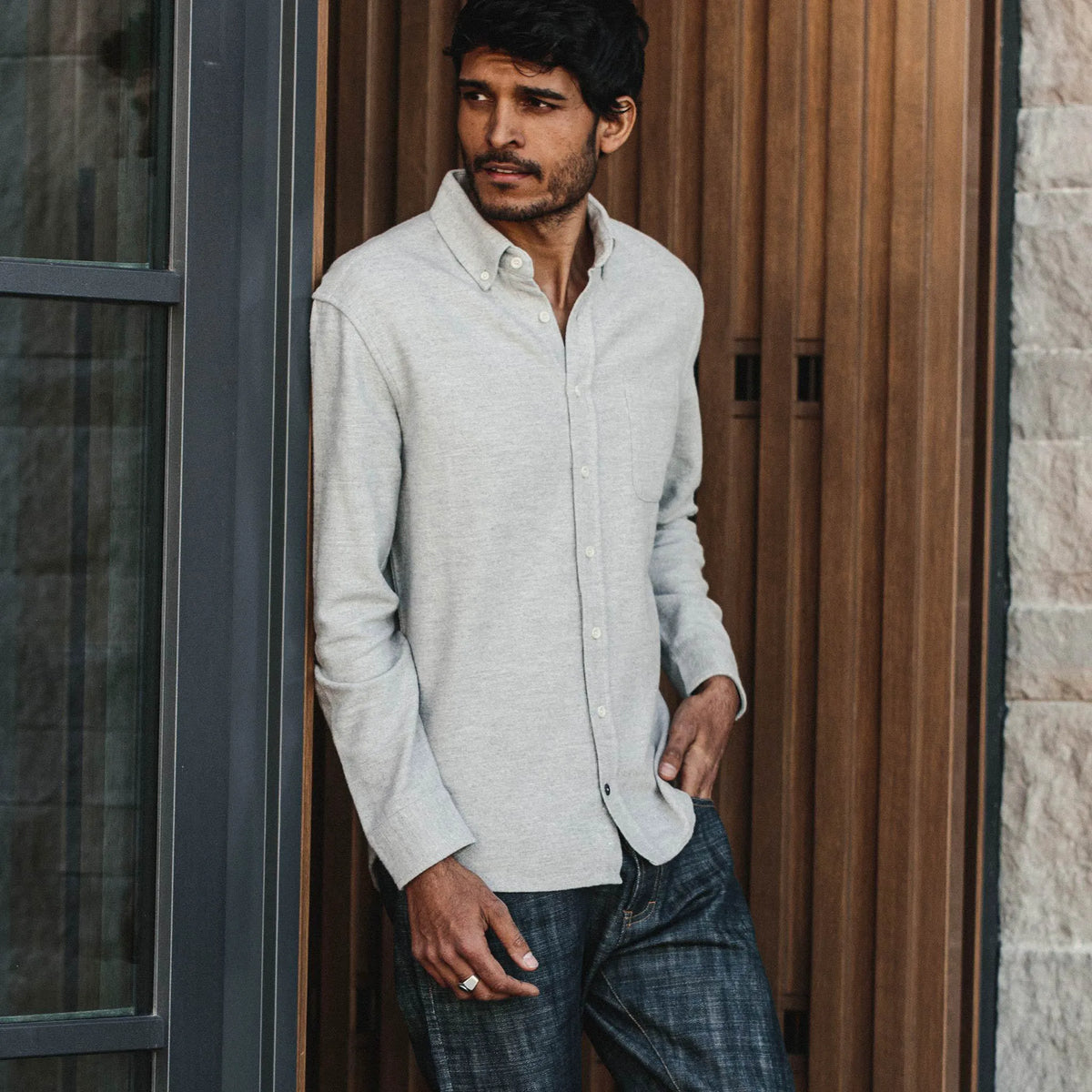 The Jack in Brushed Heather Grey