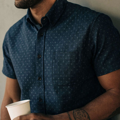 The Short Sleeve Jack in Indigo Star