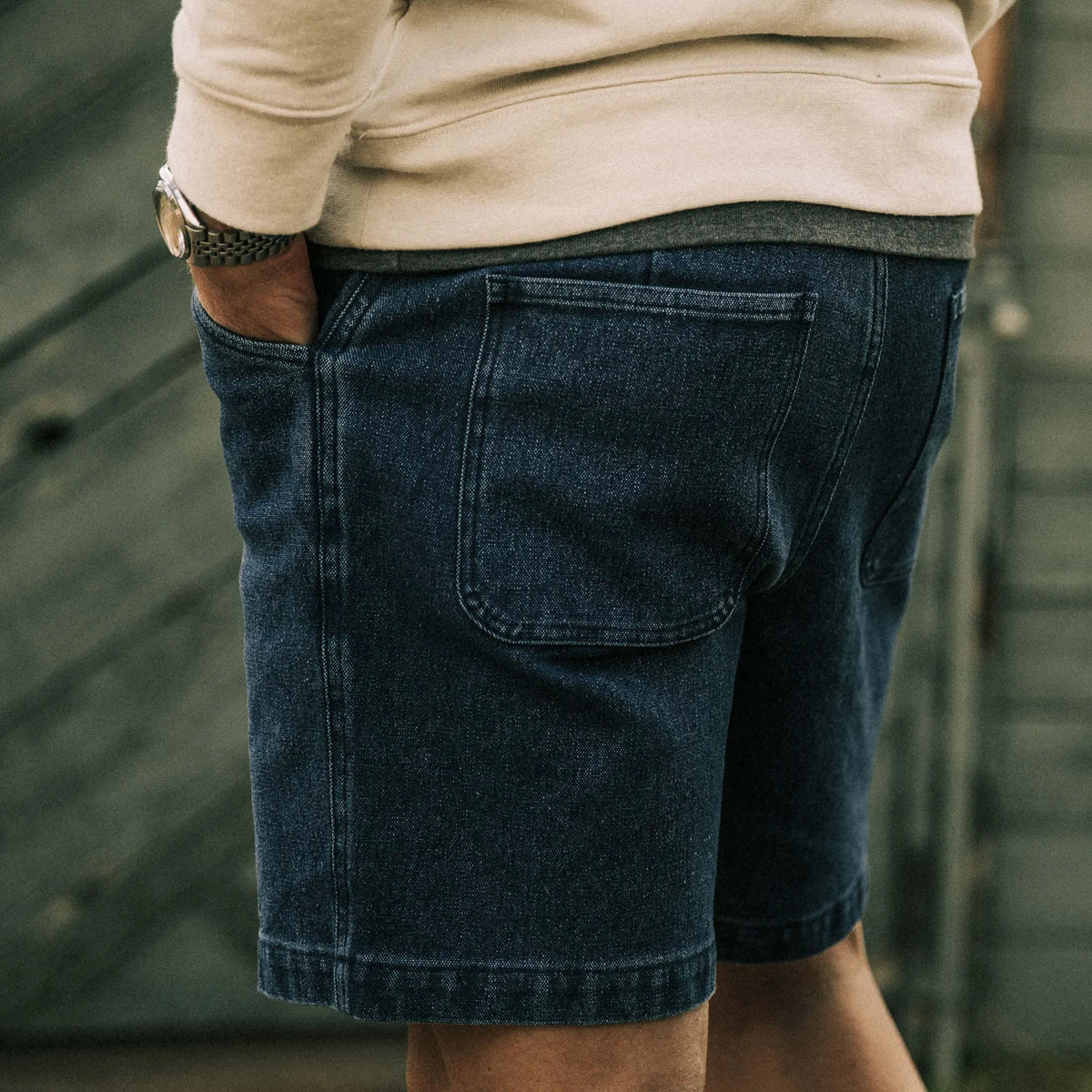 The Camp Short in Indigo Boss Duck