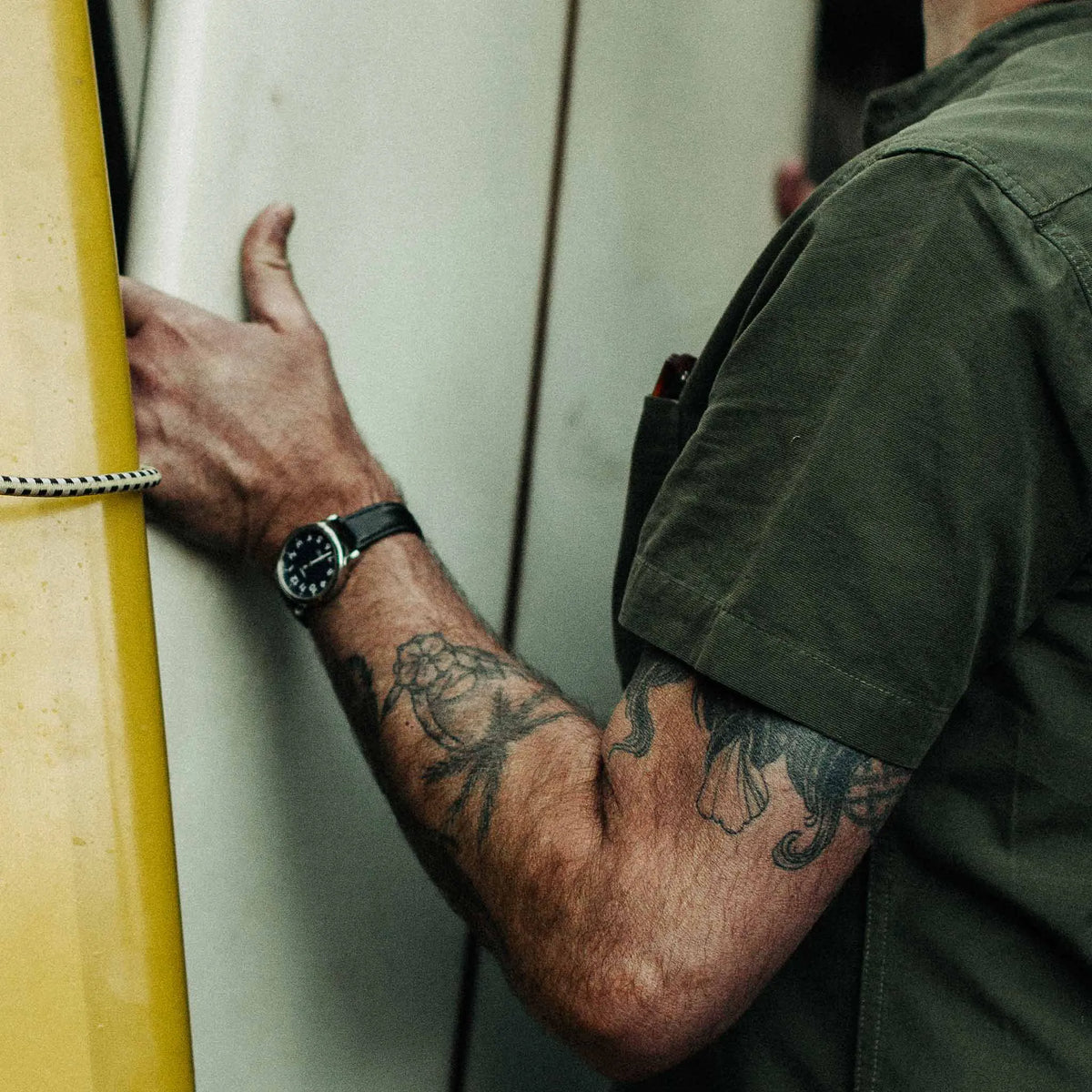 The Short Sleeve Bandit in Olive