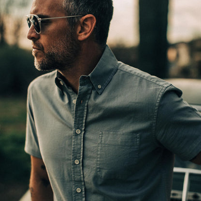 The Short Sleeve Jack in Dusk Oxford