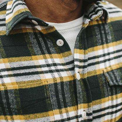 The Crater Shirt in Green Plaid