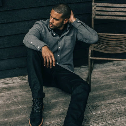 The Jack in Charcoal Double Cloth