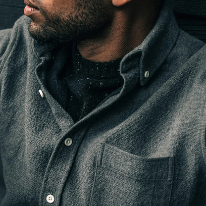 The Jack in Charcoal Double Cloth