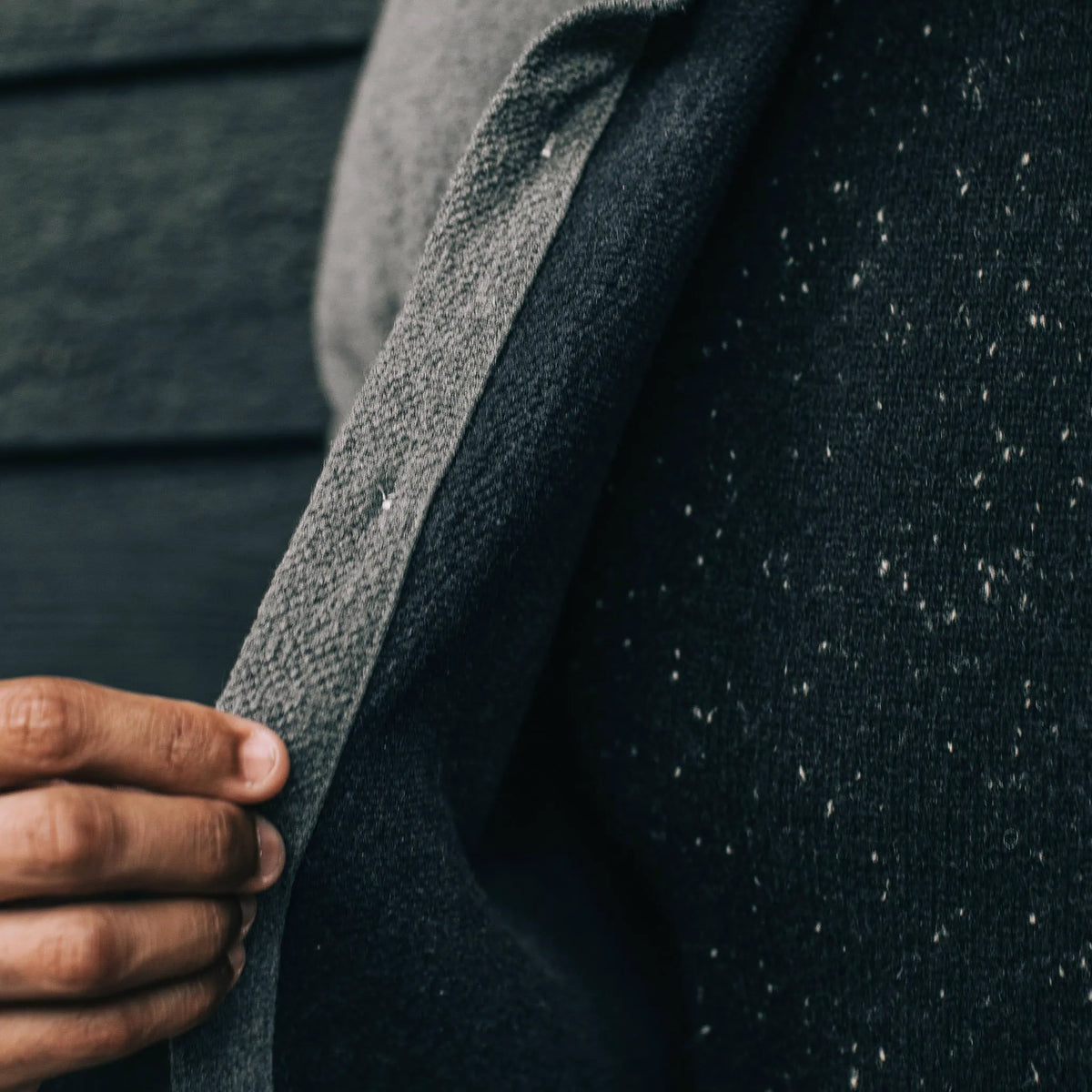 The Jack in Charcoal Double Cloth