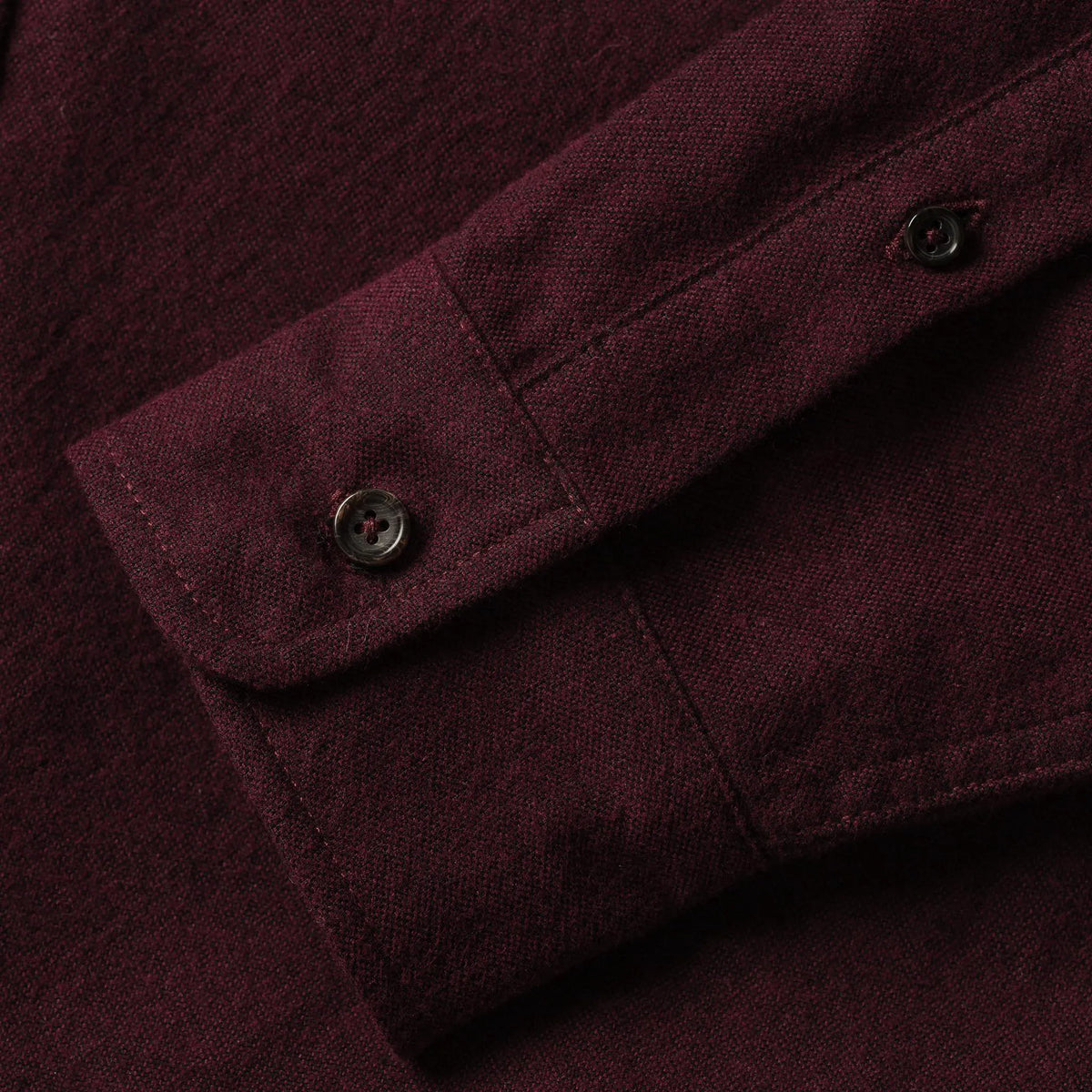 The Jack in Maroon Brushed Oxford