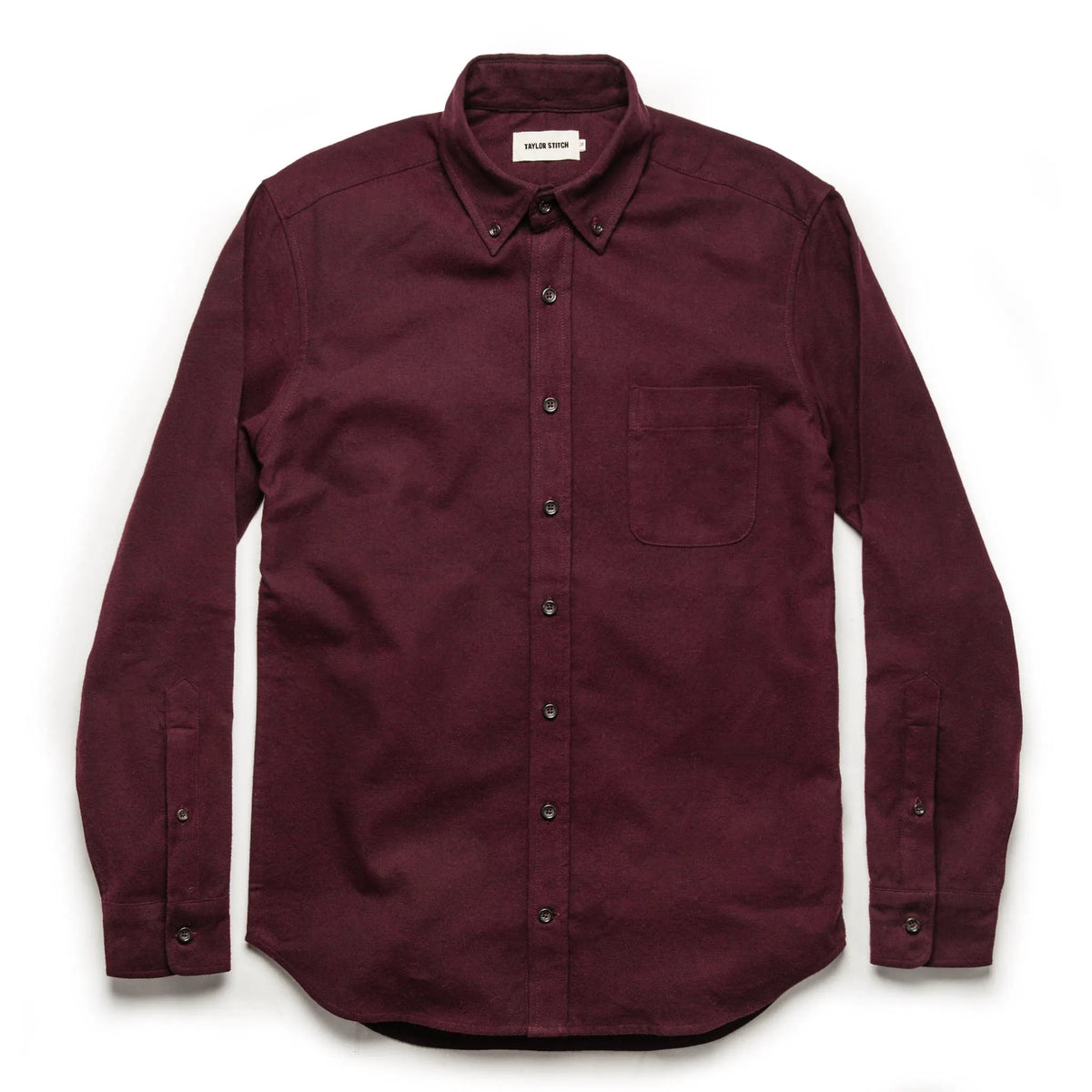 The Jack in Maroon Brushed Oxford