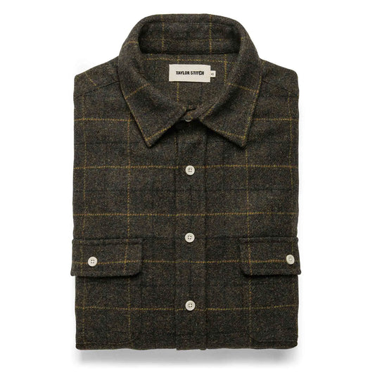 The Leeward Shirt in Olive Plaid