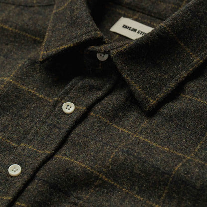The Leeward Shirt in Olive Plaid