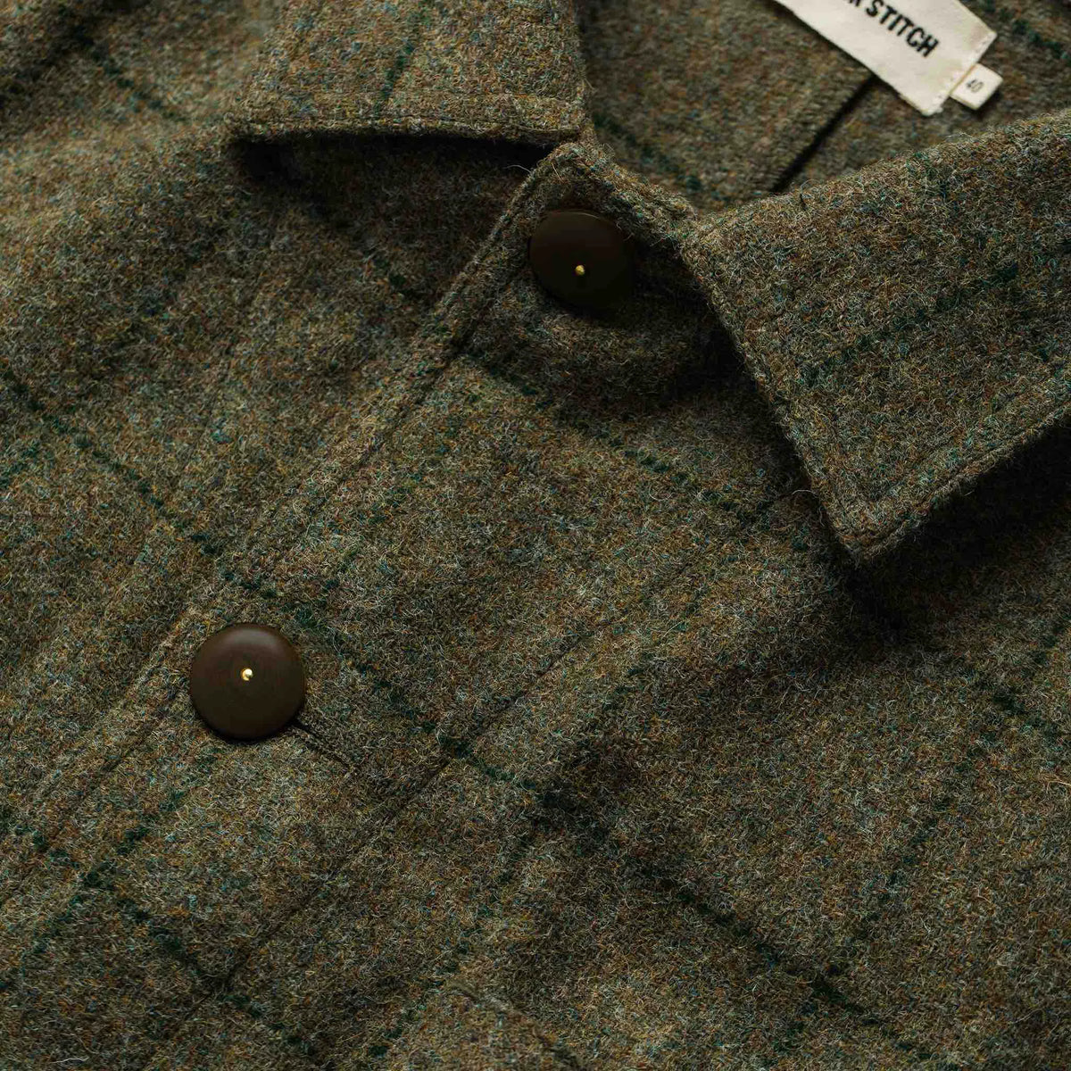 The Ojai Jacket in Windowpane Wool