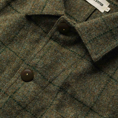 The Ojai Jacket in Windowpane Wool