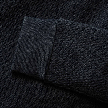 The Heavy Bag Waffle Long Sleeve in Navy