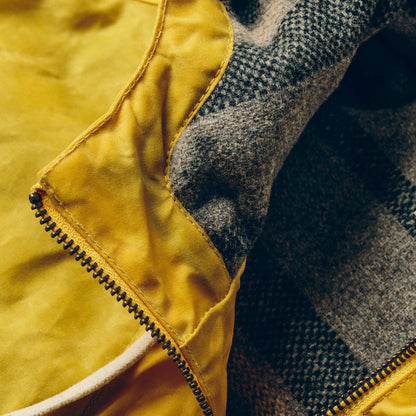 The Winslow Parka in Mustard Waxed Canvas