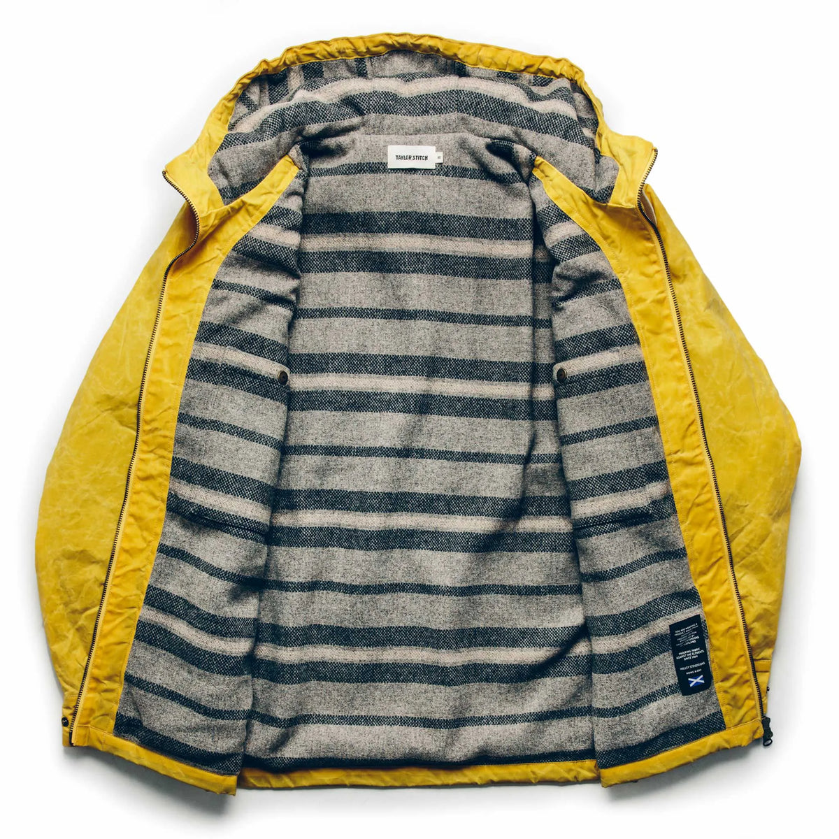 The Winslow Parka in Mustard Waxed Canvas