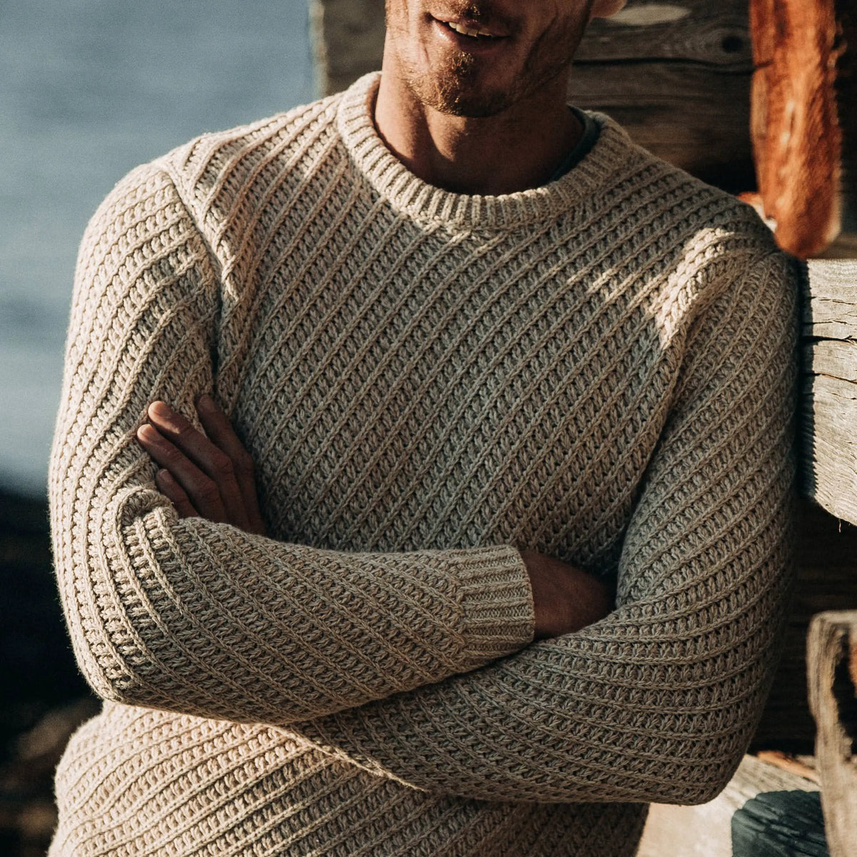 The Adirondack Sweater in Natural