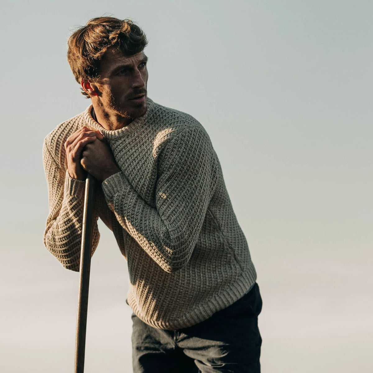 The Adirondack Sweater in Natural