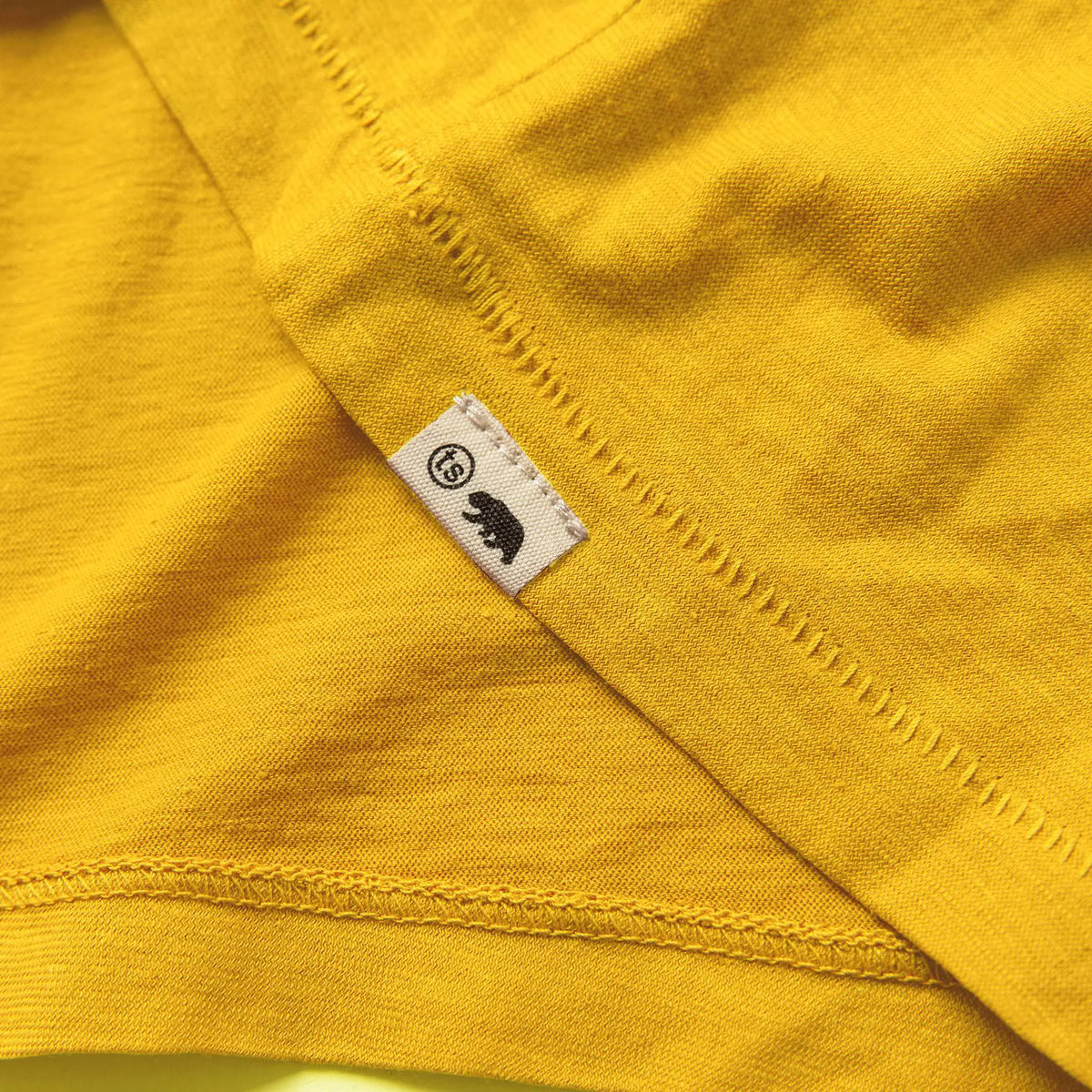 The Cotton Hemp Tee in Gold