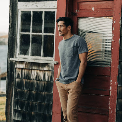 The Heavy Bag Tee in Charcoal