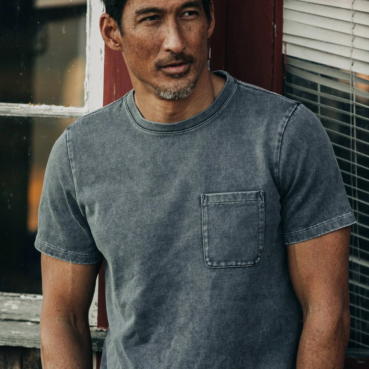 The Heavy Bag Tee in Charcoal