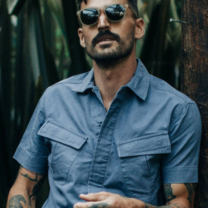 The Jungle Shirt in Ocean