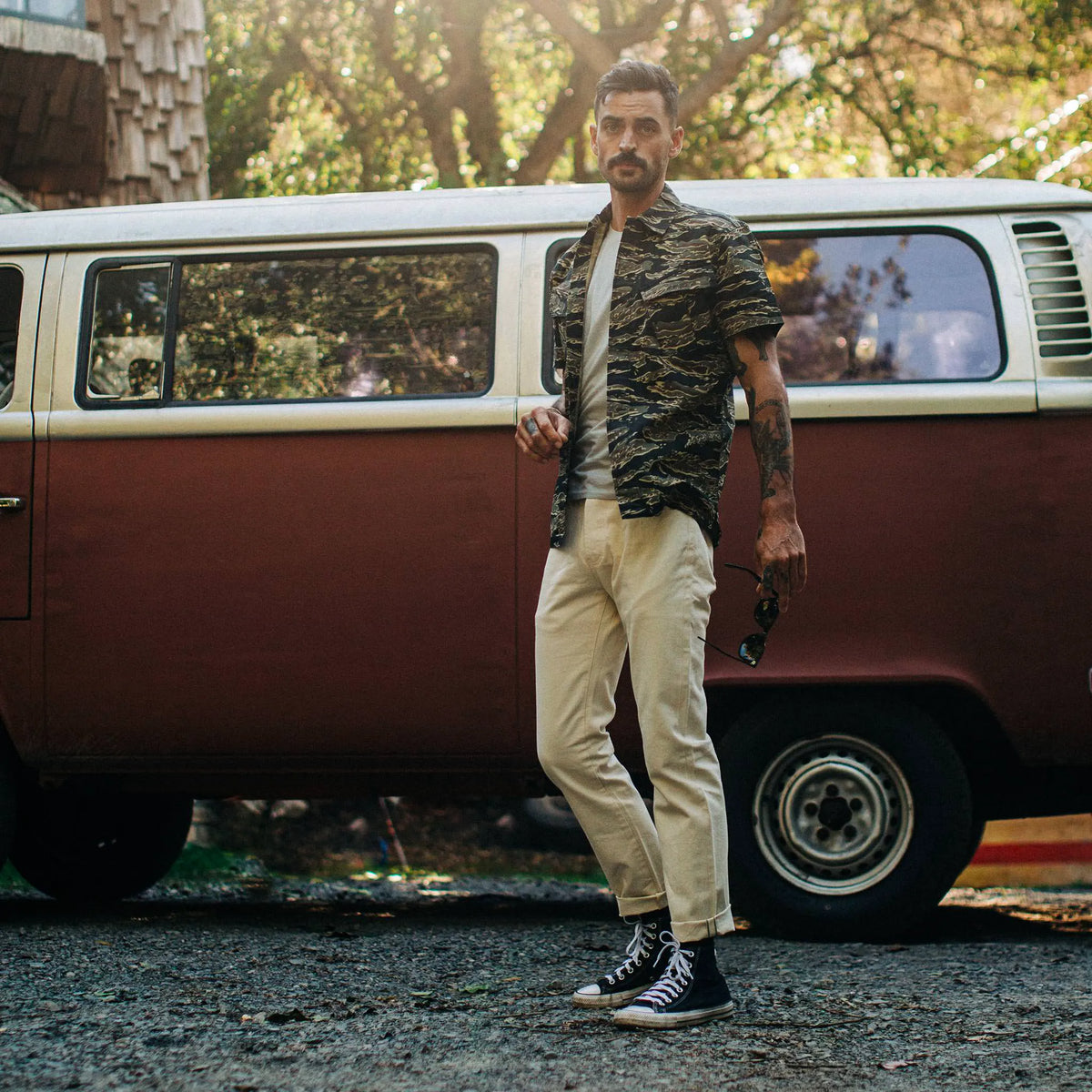 The Jungle Shirt in Tiger Camo
