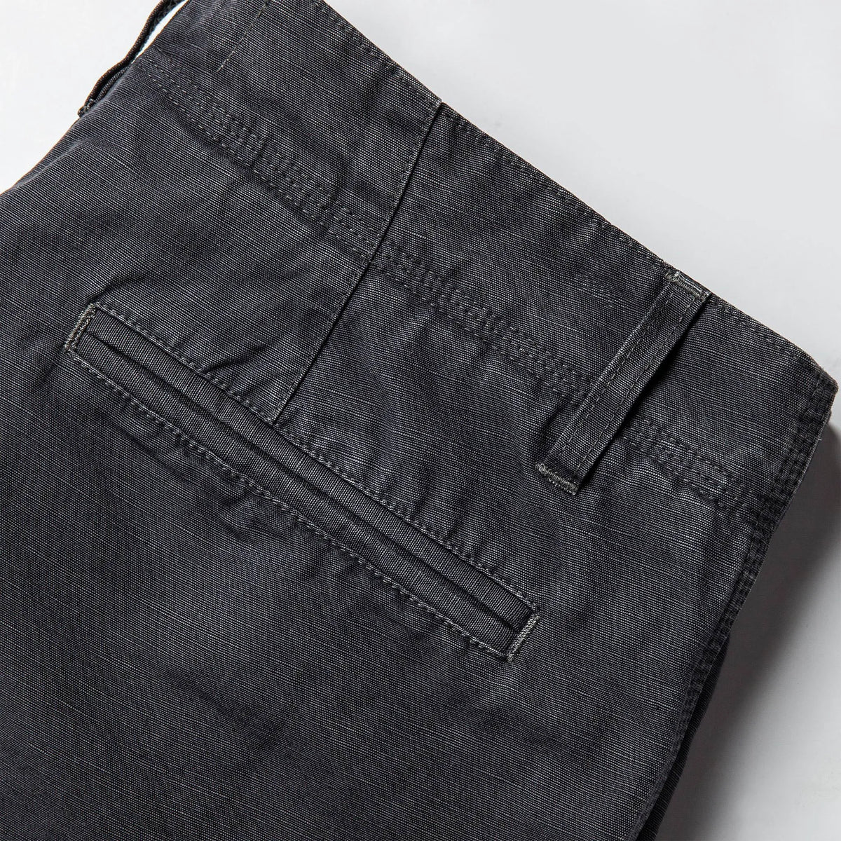 The Morse Pant in Charcoal Slub Linen