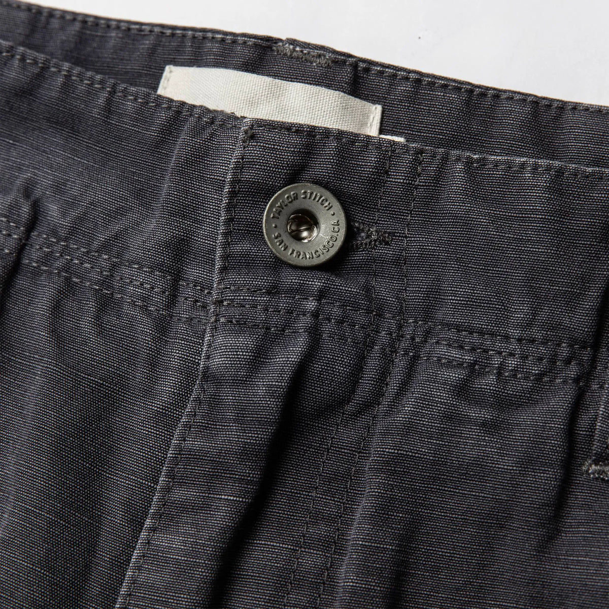 The Morse Pant in Charcoal Slub Linen