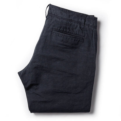 The Morse Pant in Navy Slub Linen