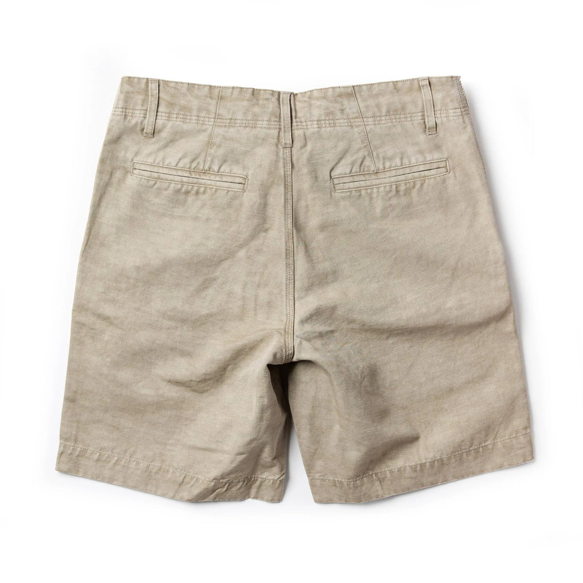 The Morse Short in Aluminum Slub Linen
