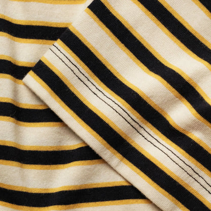 The Organic Cotton Tee in Gold Stripe
