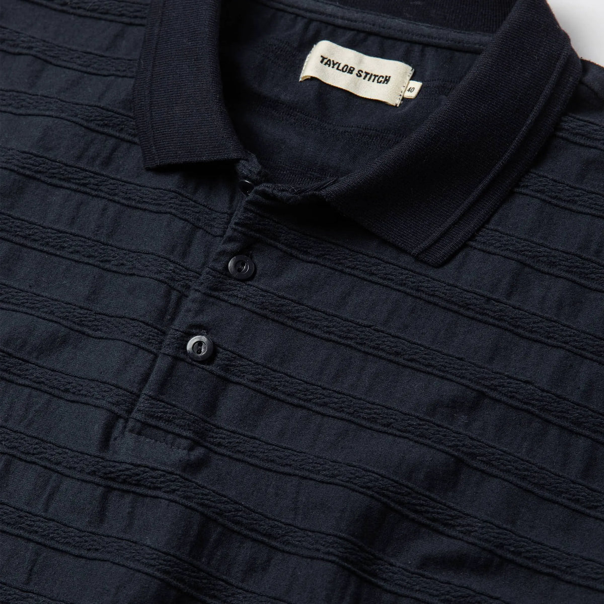 The Polo in Dark Navy Jacquard