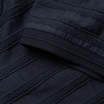 The Polo in Dark Navy Jacquard