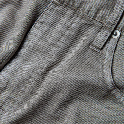 The Slim All Day Pant in Aluminum Bedford Cord