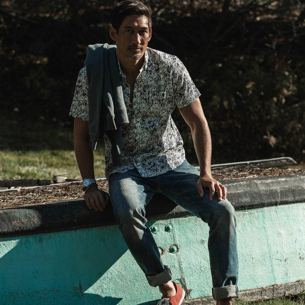 The Short Sleeve Jack in Whitewater