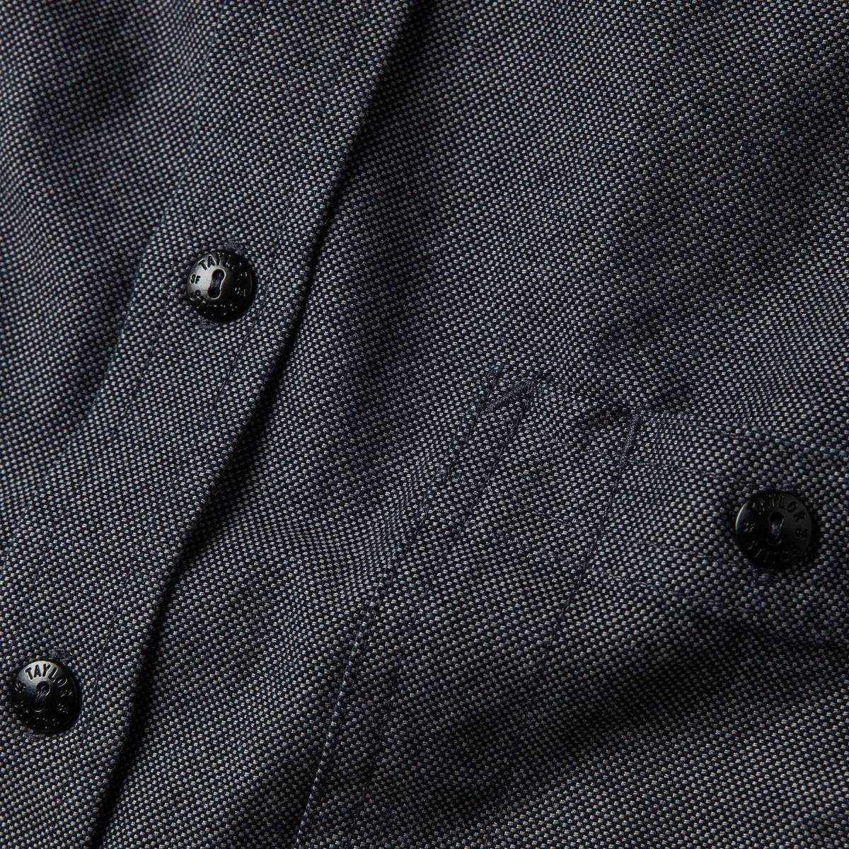 The Utility Shirt in Indigo Crosshatch