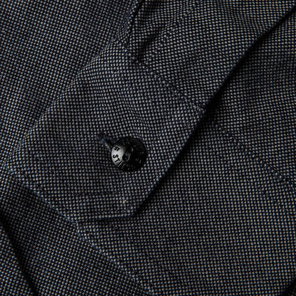 The Utility Shirt in Indigo Crosshatch