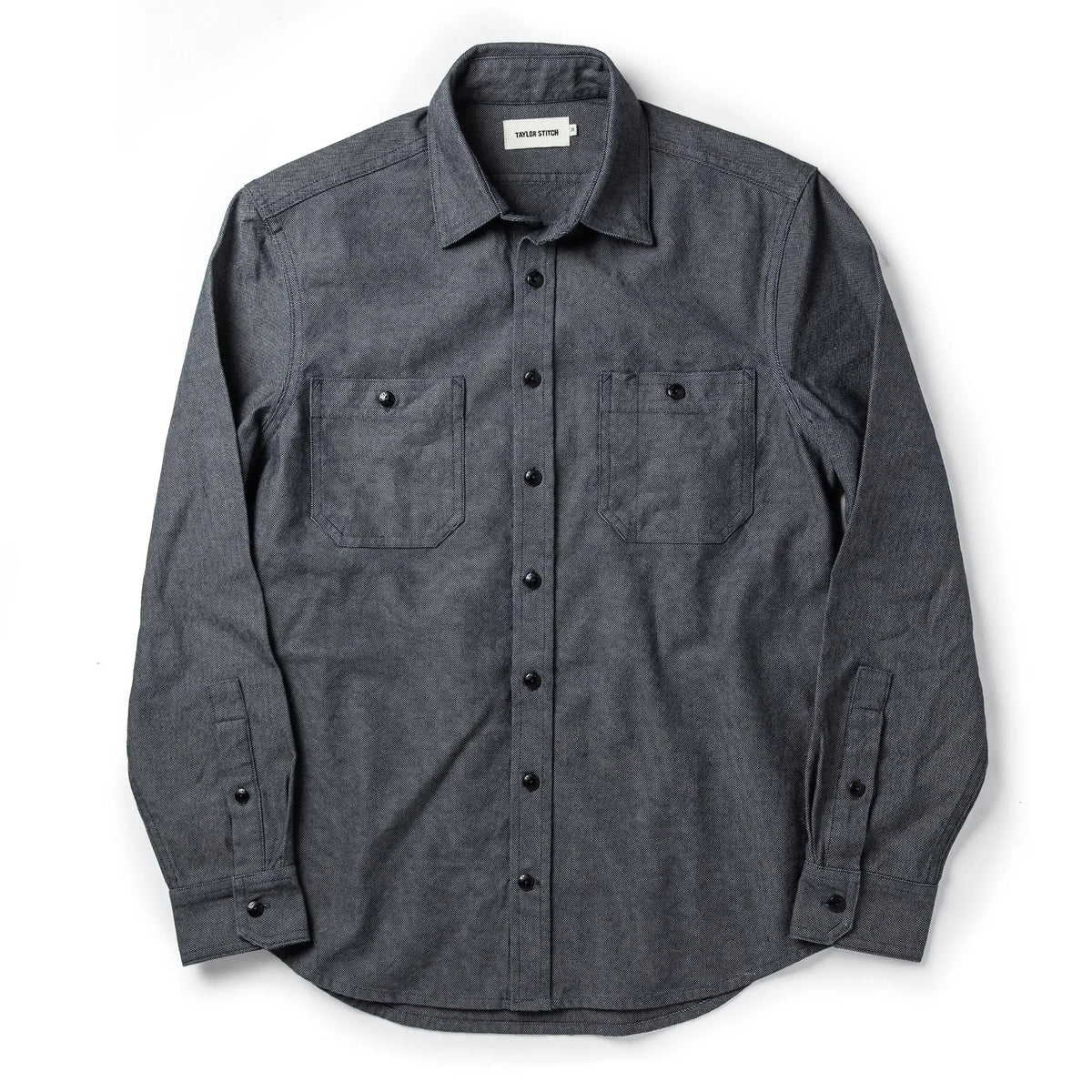 The Utility Shirt in Indigo Crosshatch