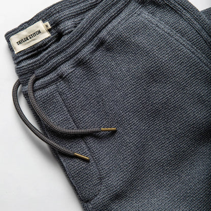 The Apres Pant in Charcoal Waffle