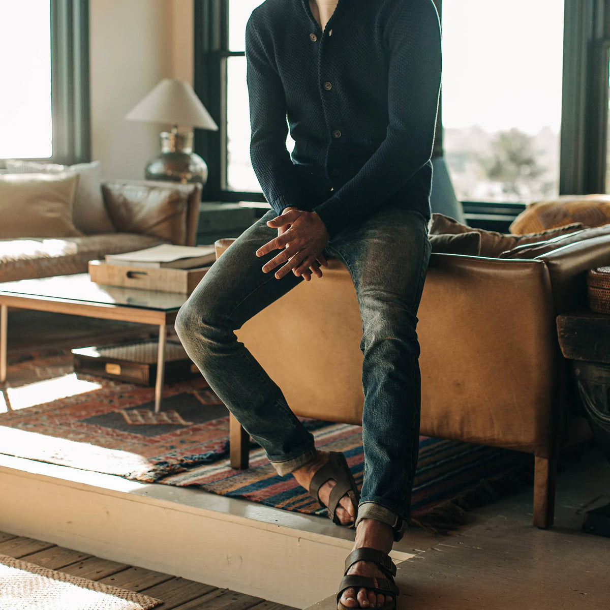 The Slim Jean in Organic Selvage 12-month Wash