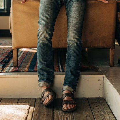 The Slim Jean in Organic Selvage 12-month Wash