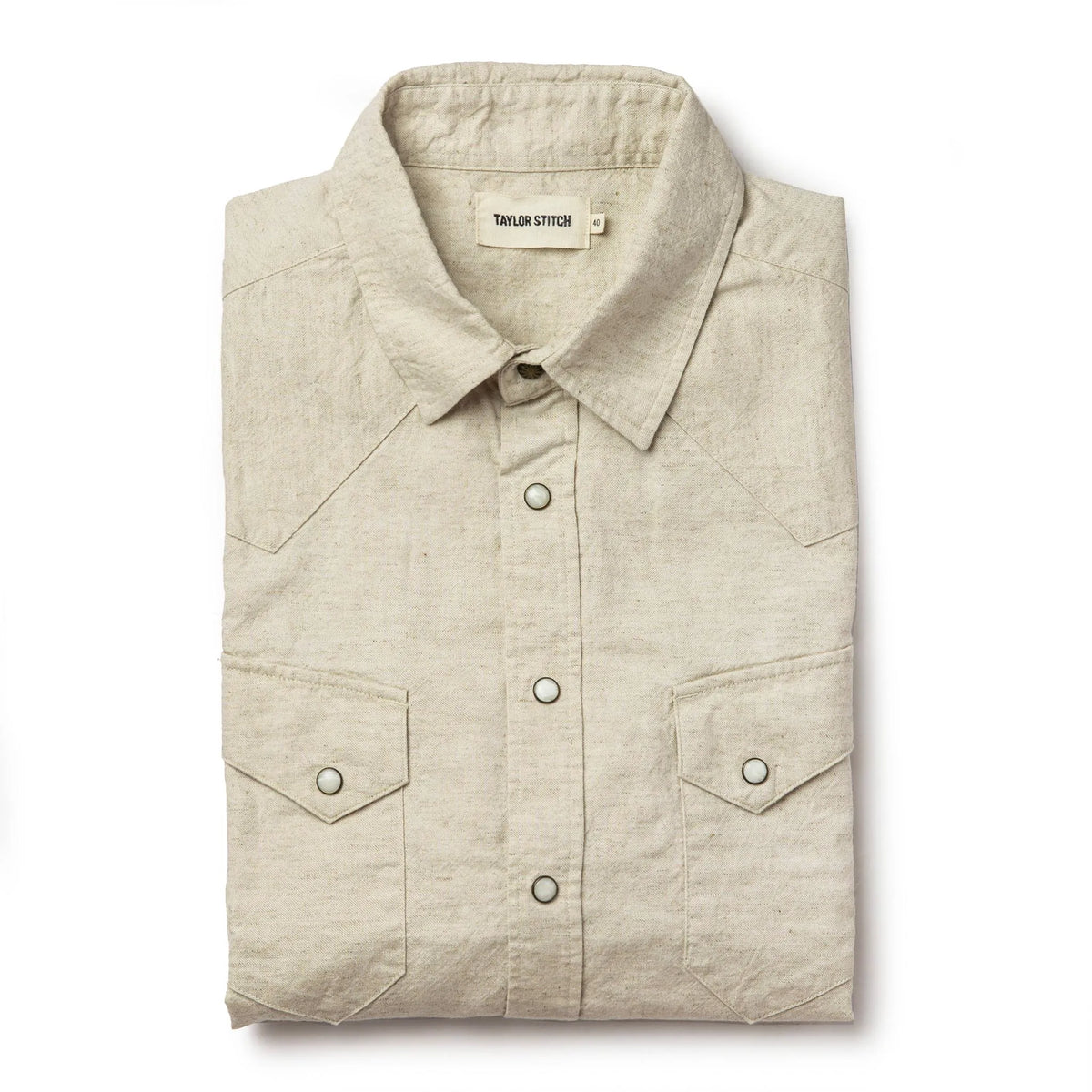 The Short Sleeve Western in Natural